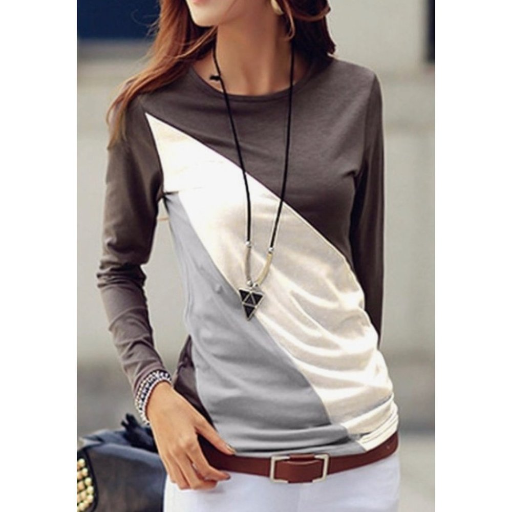 Women Long Sleeve T-shirt Spring Autumn Casual - Picture 1 of 7
